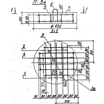 Опорно-анкерная плита П-3и